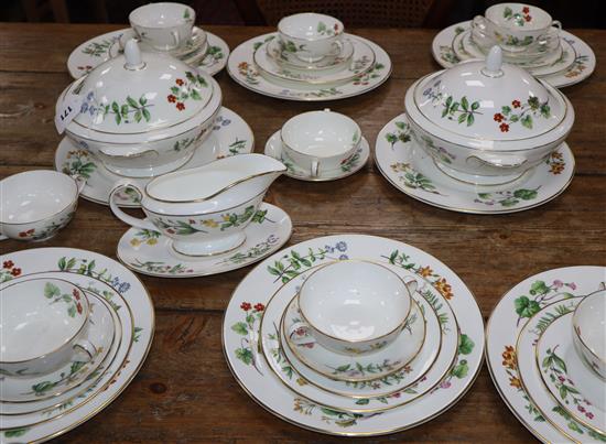 A Minton Meadow pattern dinner service